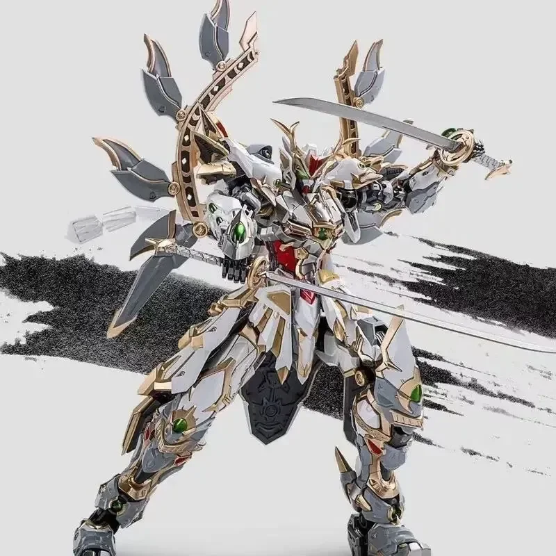 

Модель робота Gundam, игрушка «три царства», мото ядерный, Ao Bing Lv Bu Cao Ren Ganjiang Bai Qi Qing Long, Сборная модель, игрушки, подарки Xm