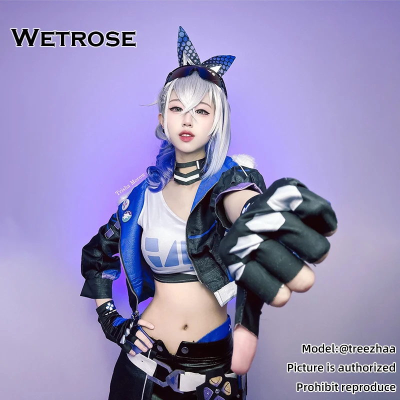 シルバーウルフ コスプレ シルバーウルフコスプレコスチューム、フルセット、アニメゲームの衣装