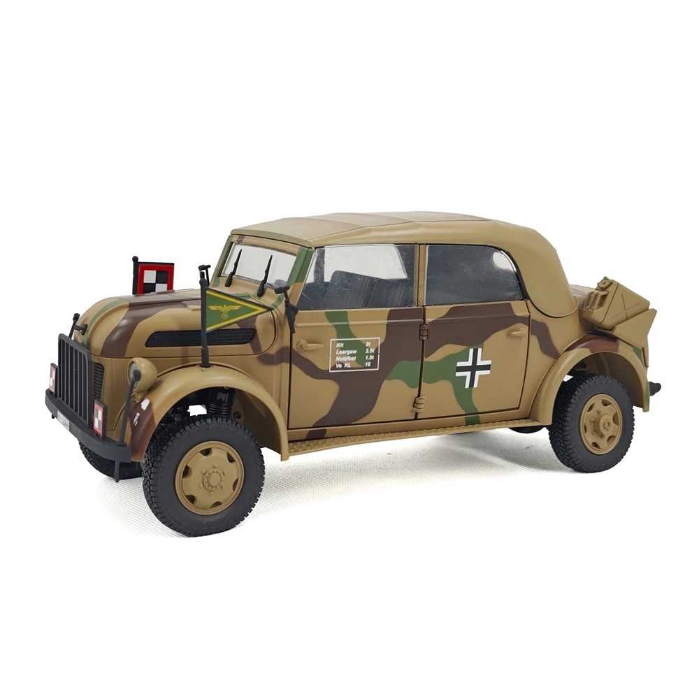 COOLBANK WWII German Commander Car Military Car Truck Vehicle 1/18 Scale 2.4 Ghz Remote Control Car Toys For Adults Boys Gifts 3