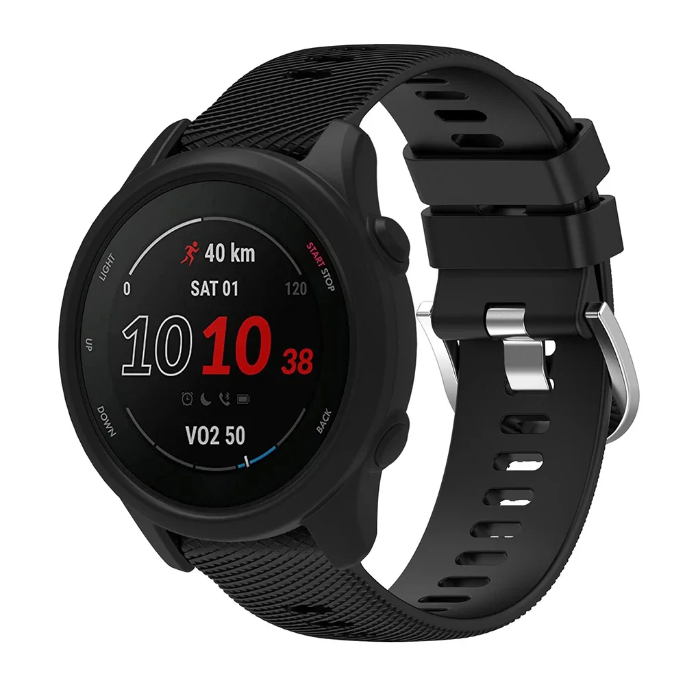 Silicone Strap with Protective Case - Replacement Watch Band