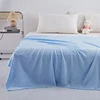 100% Bamboo Fiber Air Condition Quilt Thin Diamond Grid Lightweight Breathable Summer Blanket Soft Skin-friendly Summer Duvet 1