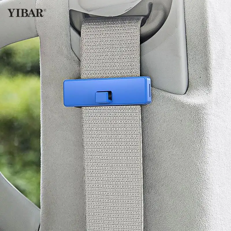 Adjustable Car Safety Seat Belts Holder Stopper Buckle Clamp Portable Vehicle Safety Belt CLIP Car Seat Belt Retainer