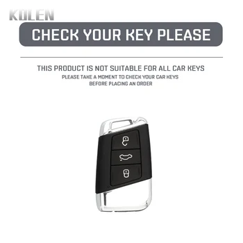 Fashion TPU Car Remote Key Case Cover Shell per VW Volkswagen Passat B8 Tiguan Magotan Golf per Skoda Kodiaq Superb A7 Keyless - Fashion TPU Car Remote Key Case Cover Shell per VW Volkswagen Passat B8 Tiguan Magotan