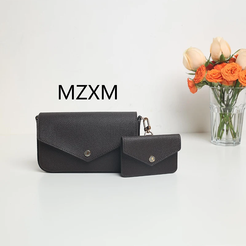 

2023 Women's Fashion MZXM Brand Handbag Crossbody Bag Shoulder Bag Envelope Bag Small Bag Genuine Leather Cowhide