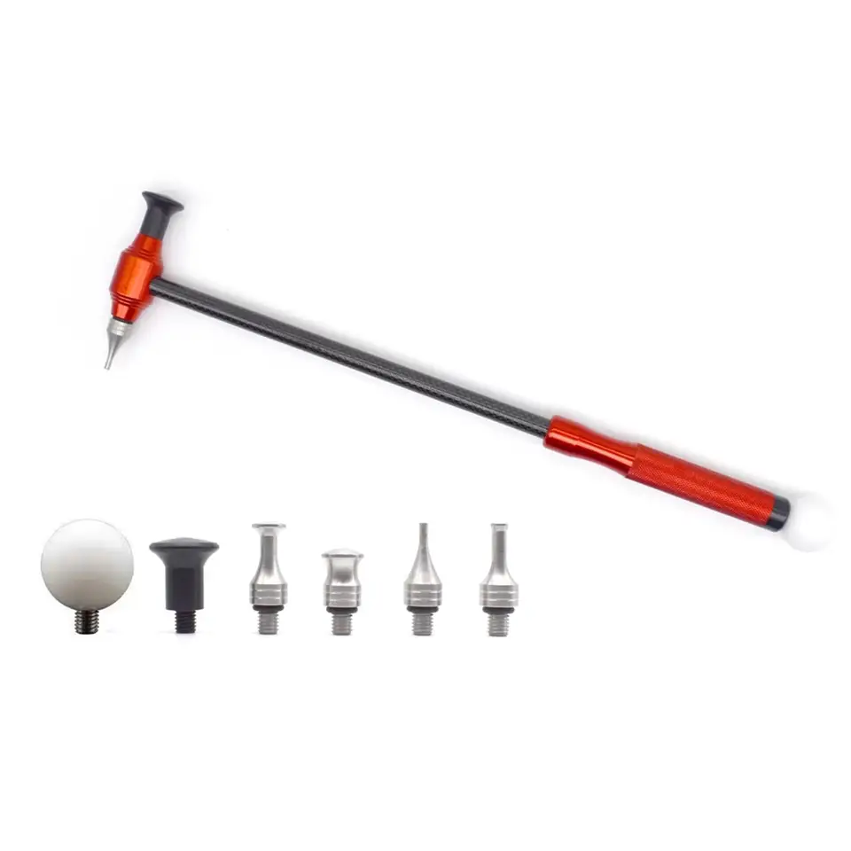 QZQUFJ 38 Pièces Kit De Réparation De Bosses Pour Voiture, Debosselage Carrosserie, Kit Debosselage, Convient Pour Réparer Les Bosses Sur Les Voitures, Les Motos, Kit Debosselage Sans Peinture