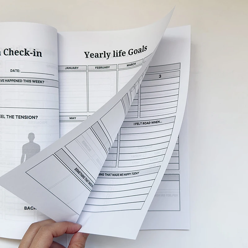 일기 플래너 노트북 양극성 장애 및 불안 양극성 장애(BD) 심리치료