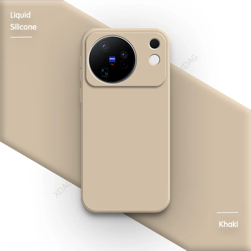 Luxurious Soft Liquid Silicone Phone Case with Enhanced Camera Protection