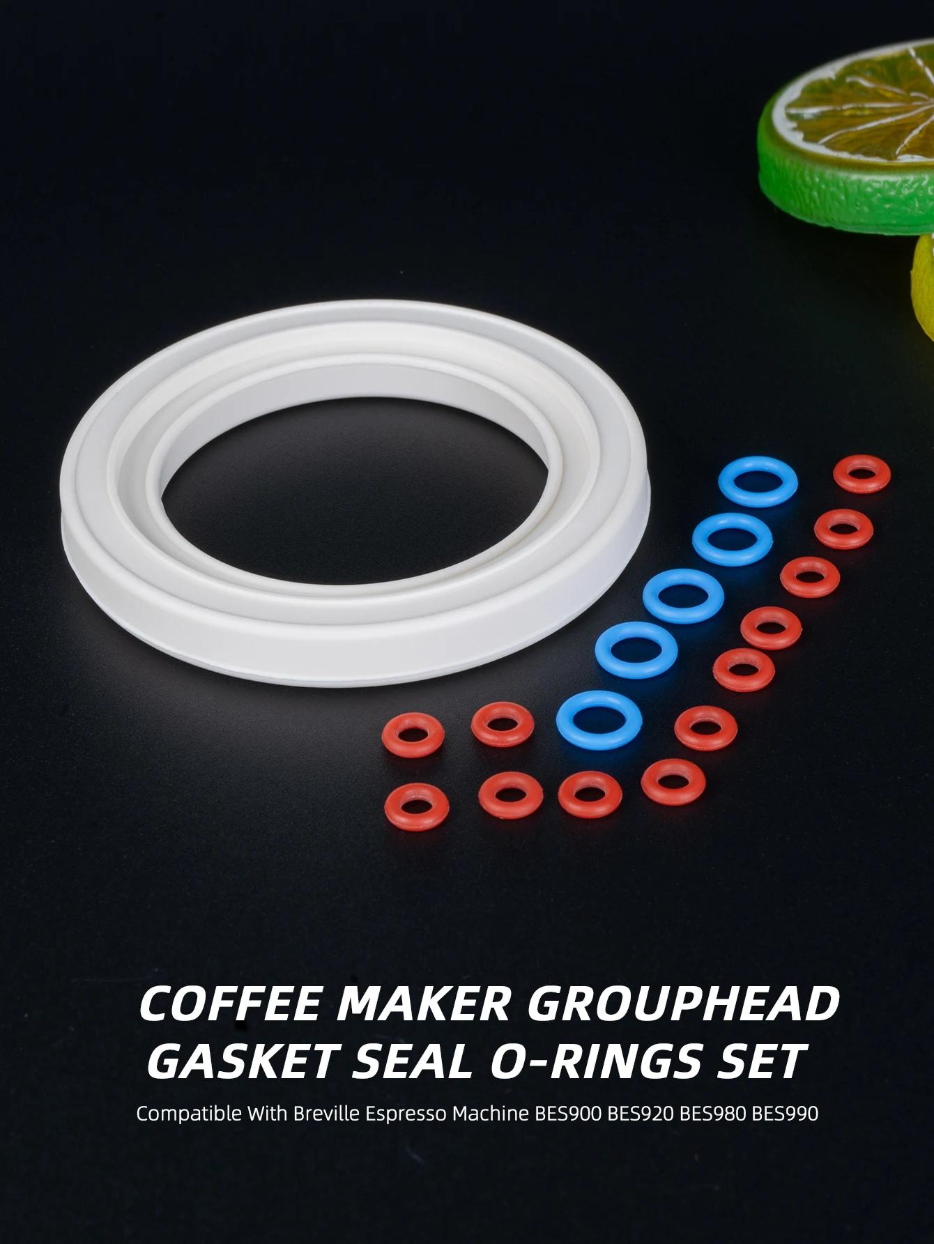 O-Ring Set Compatible With Breville Dual Boiler Coffee Machines 900 920 980 990 Silicone Seals For Hose Thermal And Steam Probes
