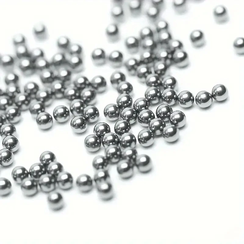 High-Carbon Steel Spherical Bead Balls - Bulk Pack of 500/1000 Solid Smooth Bearing Balls