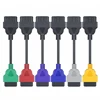 For FIAT ECU Scan Cable Adapter 6 Colors For FiatECUScan OBD2 Scanner Connector MultiECUScan ABS Airbag For FIAT ECU Scan Tool 1