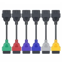 For FIAT ECU Scan Cable Adapter 6 Colors For FiatECUScan OBD2 Scanner Connector MultiECUScan ABS Airbag For FIAT ECU Scan Tool 1