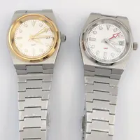 NH34 watch 40mm GMT watch Custom logo  NH34 automatic movement GMT function stainless steel sapphire glass waterproof watch 2
