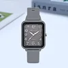 Brand Silicone Strap Watch Student Leisure Square Digital Women Quartz Watch New Fashion Ladies Luxury Wristwatch Dropshipping 4
