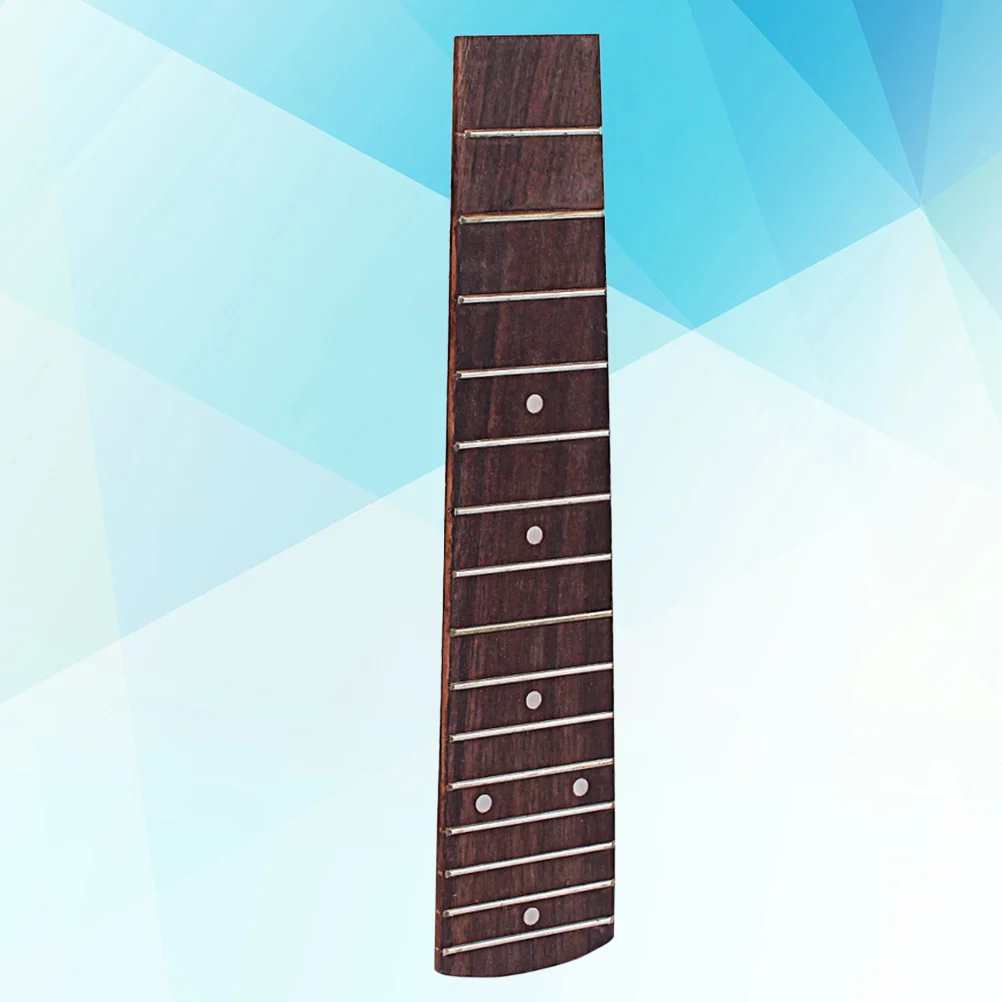 

Inch Ukulele Neck Durable Premium Fretboard Rosewood Replacement Ukulele Fretboard with Neck Ukulele Fingerboard Ukulele