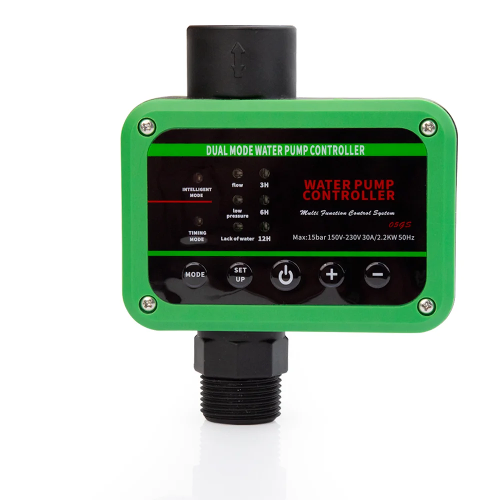 Water Pump Controller GS Intelligent Pressure Controller for Water Pump 0-10bar 2.2KW SUPPLY G1 Thread Easy Operation Pump Switch for Building Pipe