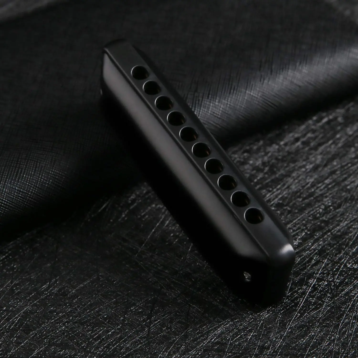 JDR Harmonica Key of C Ninja, Blues Mini Harp 10 Holes 20 Tones Musical with Case for Adults Kids Beginners Teacher Professional