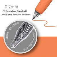 LANGUO 36/54/72/90 цветов акриловые гелевые ручки для рисования, выдвижной наконечник 0,7 мм, ручка для справочника для студенческой живописи, граффити, письма — изображение 5