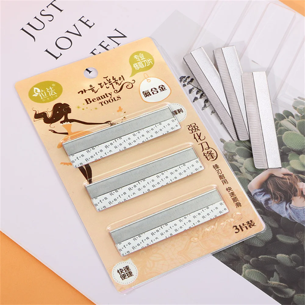 Alloy Blade Durable Silver Eyebrow Scraper Eyebrow Trimming Sharp Knife Small Lifting Knife Makeup Sharp 5.8cm