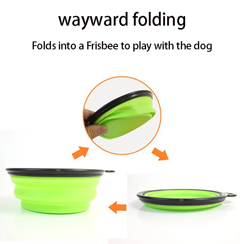Pet Dog Bowl Collapsible Dog Water Bottle - Image 4