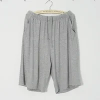New summer plus size men's shorts modal casual home pants thin large size loose shorts pajamas men's pajamas pajama pants - Image 4