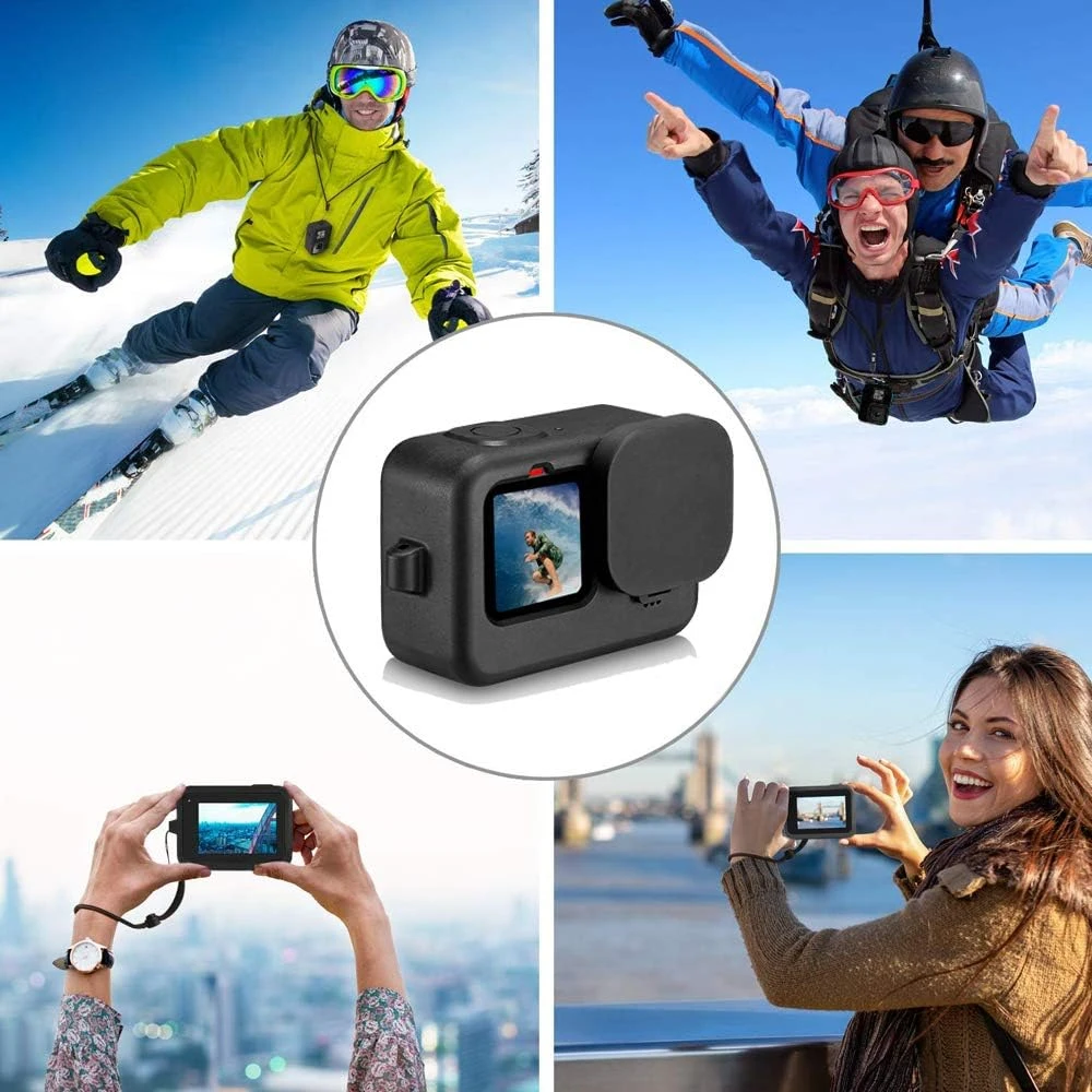 Coques Silicone pour GoPro Hero 9/10/11 - Lot de 1, 2 ou 10