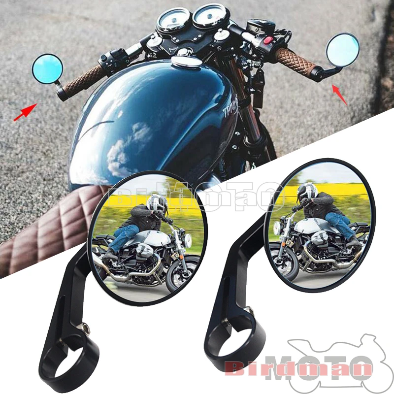 

1 Pair Left Right Motorcycle CNC Bar End Mirror For BMW R NineT R9T R 9 T Racer Pure Urban Scrambler F800R HP4 S1000R S1000RR