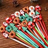 10pcs Christmas Gel Pens No Repeating Styles Perfect for Family Gifts Gift Set for Youngsters 6