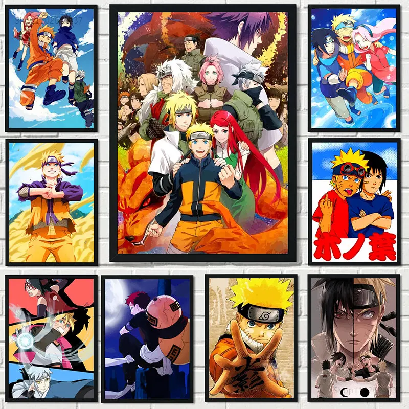 5D DIY Diamond Painting Kit Japanese Anime Naruto Sasuke Diamond