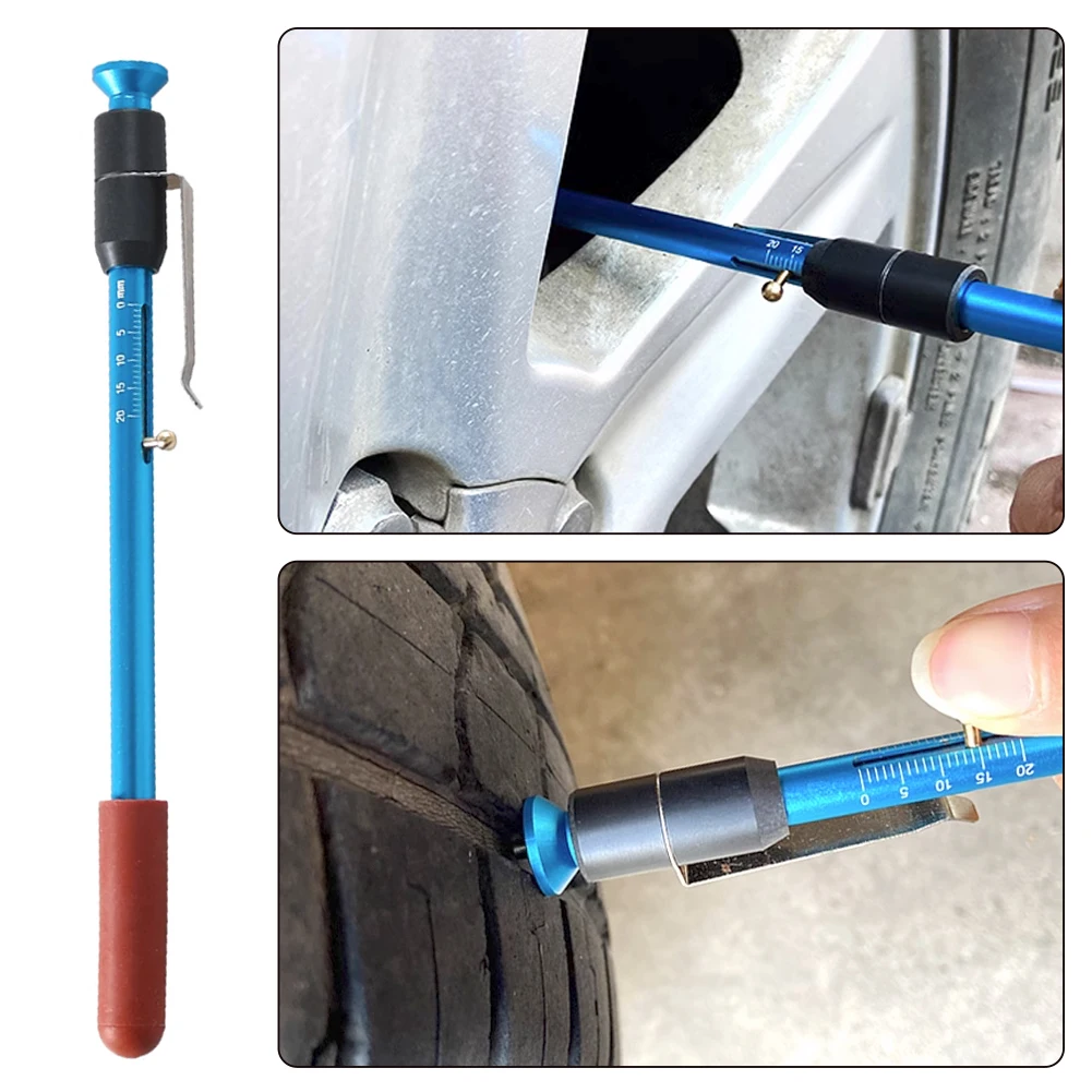 

Vehicle Brake Pad Gauge Car Brake Pad Tester Measuring Tool Measurment Automotive Accessories Hand Tools Car Accessories