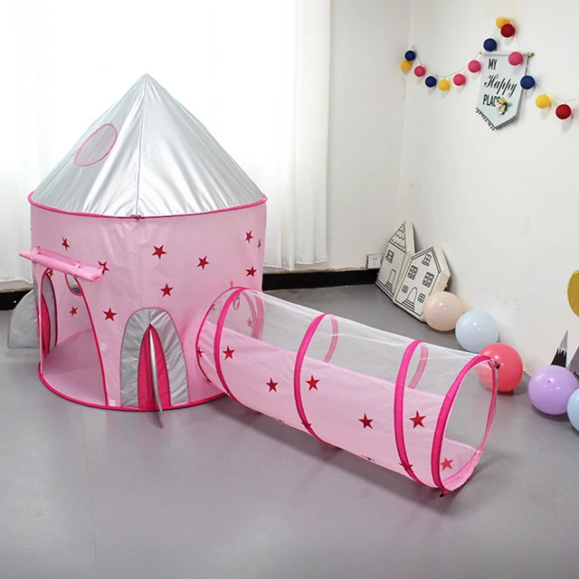 3 In 1 Children Play Tent House Baby Ball Pool Kids Ball Pit Tents With Crawl Tunnel Wigwam Tent For Children's Tunnel Pool 4