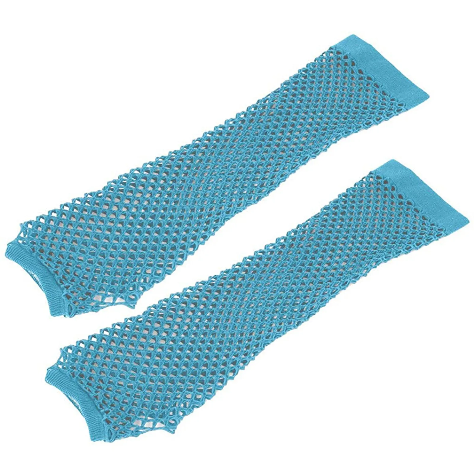 Neue Bunte Fishnet Fingerlose Lange Handschuhe Party Tragen Phantasie Kostüm Zubehör Sexy Mädchen Punk Goth Dance Mesh Handschuhe – Detail 17