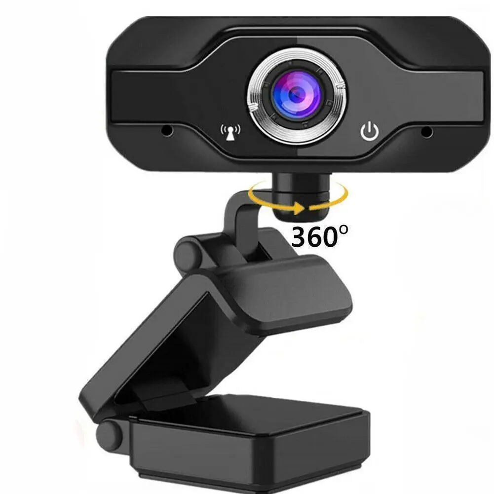 Webcam Full hd com Microfone para Computador Câmera Usb Videoconferência em Tempo Real 1080p 4k 60fps