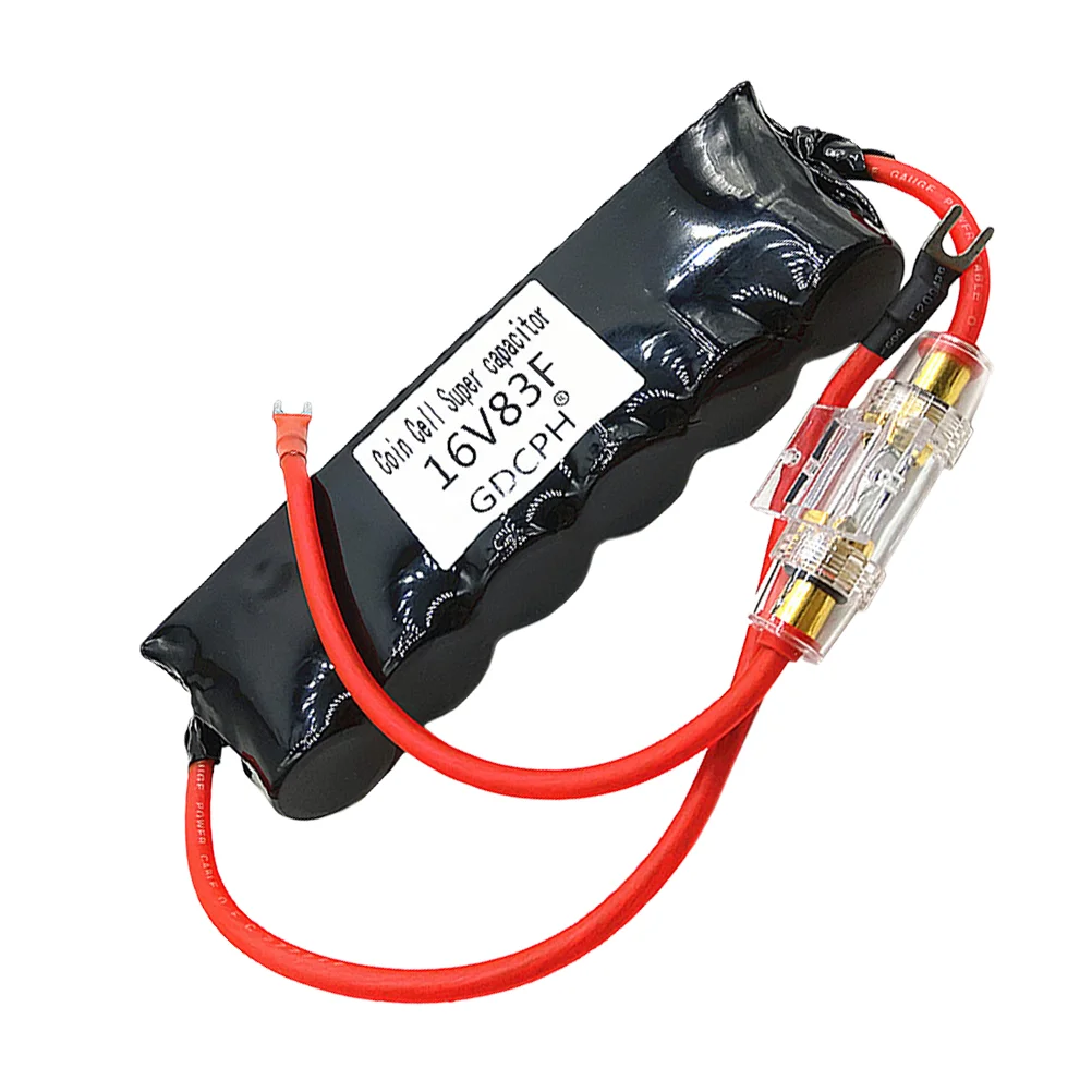 

Automotive Electronic Rectifier Super Capacitor 16V83F Heat Shrinkable Insurance Version 498F Capacitor String