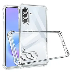 Transparent Soft Shell Phone Case with Enhanced Camera Lens Protection for Galaxy A37 (Clear)