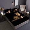 Luxurious Lion-Themed Fitted Sheet Set 2/3pcs - Ultra-Soft, Animals Fabric with Deep Pocket - Ideal for Bedroom and Dorm Room 4