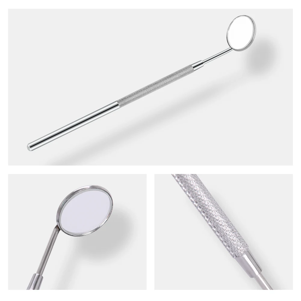AZDENT Dental Reinigung Werkzeuge Kit Edelstahl Mund Spiegel Pinzette Ellenbogen Sonde Dental Labor Instrument Zahnarzt Werkzeuge – Detail 19