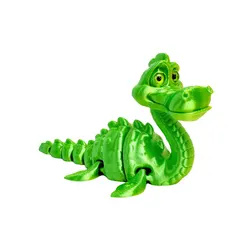 Vibrant 3D Printed Water Monster Miniature Statue - Creative Desktop Ornament and Novelty Collectible Toy (Monster D)