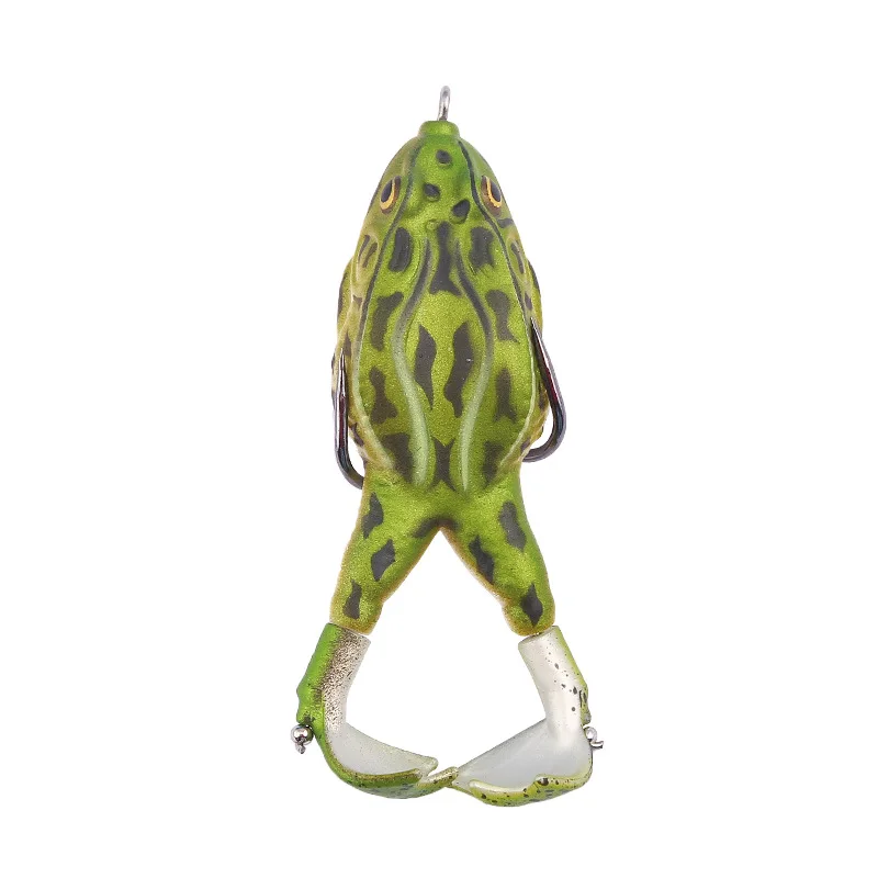  EVER Frog Lure Frog Torpedo Double Propeller Frog Fishing  Bait Hook Bait Soft Lure Live 3.5 inches (9 cm) 37.4 inches (955 cm) :  Sports & Outdoors