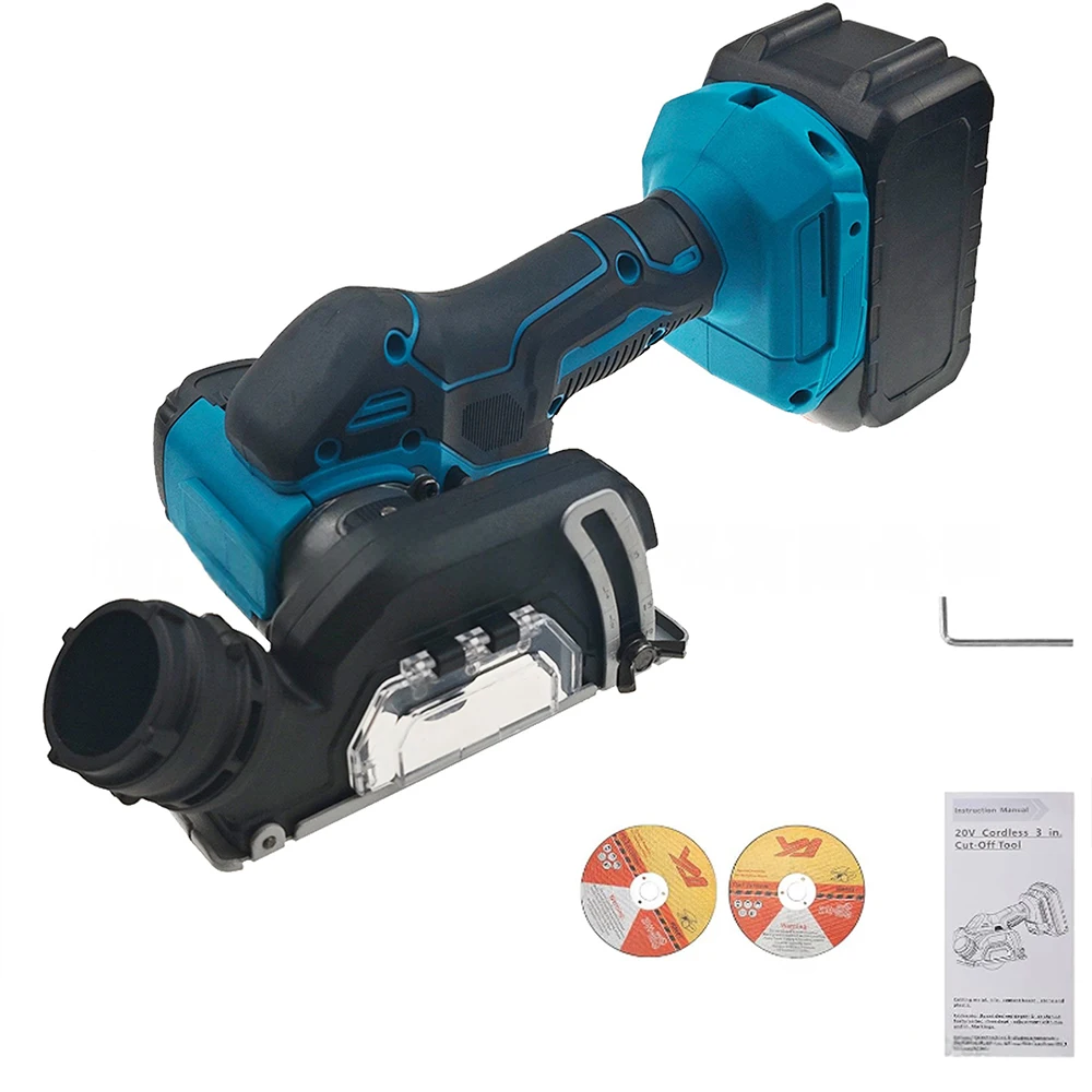 Compact Electric Angle Grinder Tool with Brushless Motor