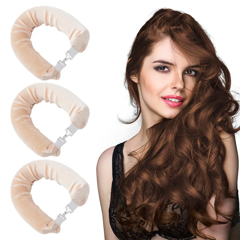 Hair Accessories Heatless Curls Beauty Women Curly Products Hair Curler Rubber Curling Sleep Hairdresser Tools Foam Rollers
