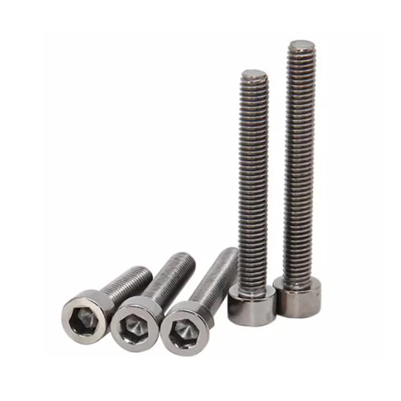 M1.6 M2 M2.5 M3 M4 M5 M6 M8 M10 TA2 Pure Titanium Gr2 DIN912 Hexagon Hex Socket Head Cap Allen Bolt Screw images - 6