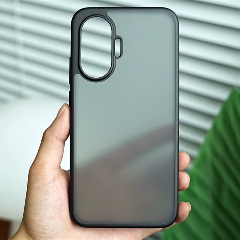 Slim Matte Shockproof Magnetic Back Case - Clear Hybrid TPU+PC, Good Quality