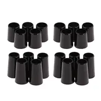20 Pack .370/.335 Black Golf Ferrules s Wood Shafts Club Accessories 1