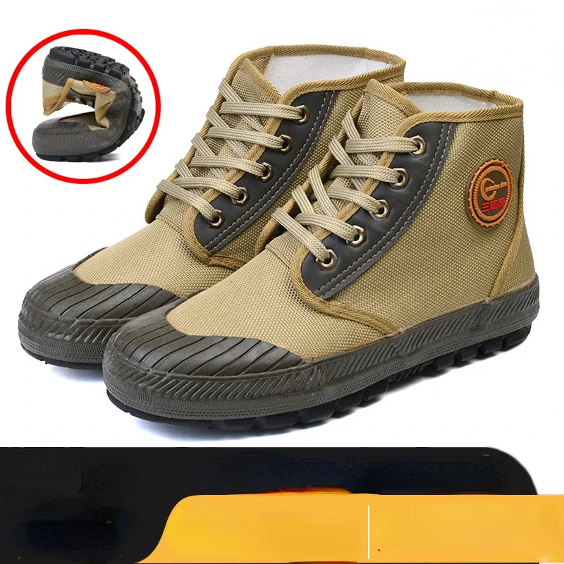 Men's Work Shoes Hiking Tactics Hunt Shoes Trekking Shoes Man Breathable Comfortable Mountain Climbing Shoe Vulcanized  Tenis 4