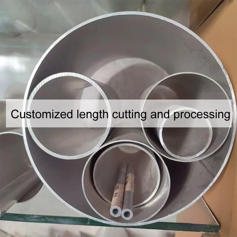 OD 22mm 23mm 6063 알루미늄 합금 원형 파이프 ODxID 22x12 22x13 22x14 22x17 23x18 23x22mm 직관형 중공 얇은 두꺼운 벽