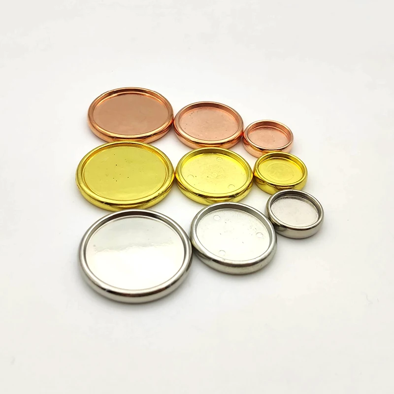 19-35mm Rose Golden Plastic Mushroom Binding Buckle Notebook Binder Discs Binder Ring Discs for Planner Scrapbooking Accessories Plastic Binding Rings Loose Leaf Binding Coil Notebook Accessories Book Binding Supplies Plastic Binding Coil