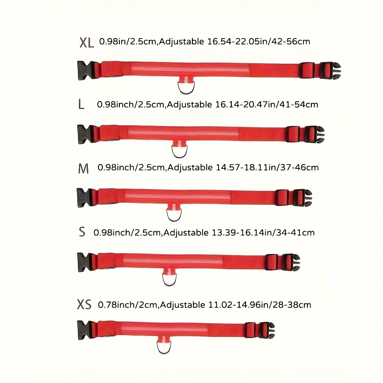 Reflective LED Dog Collar for Night Safety 2