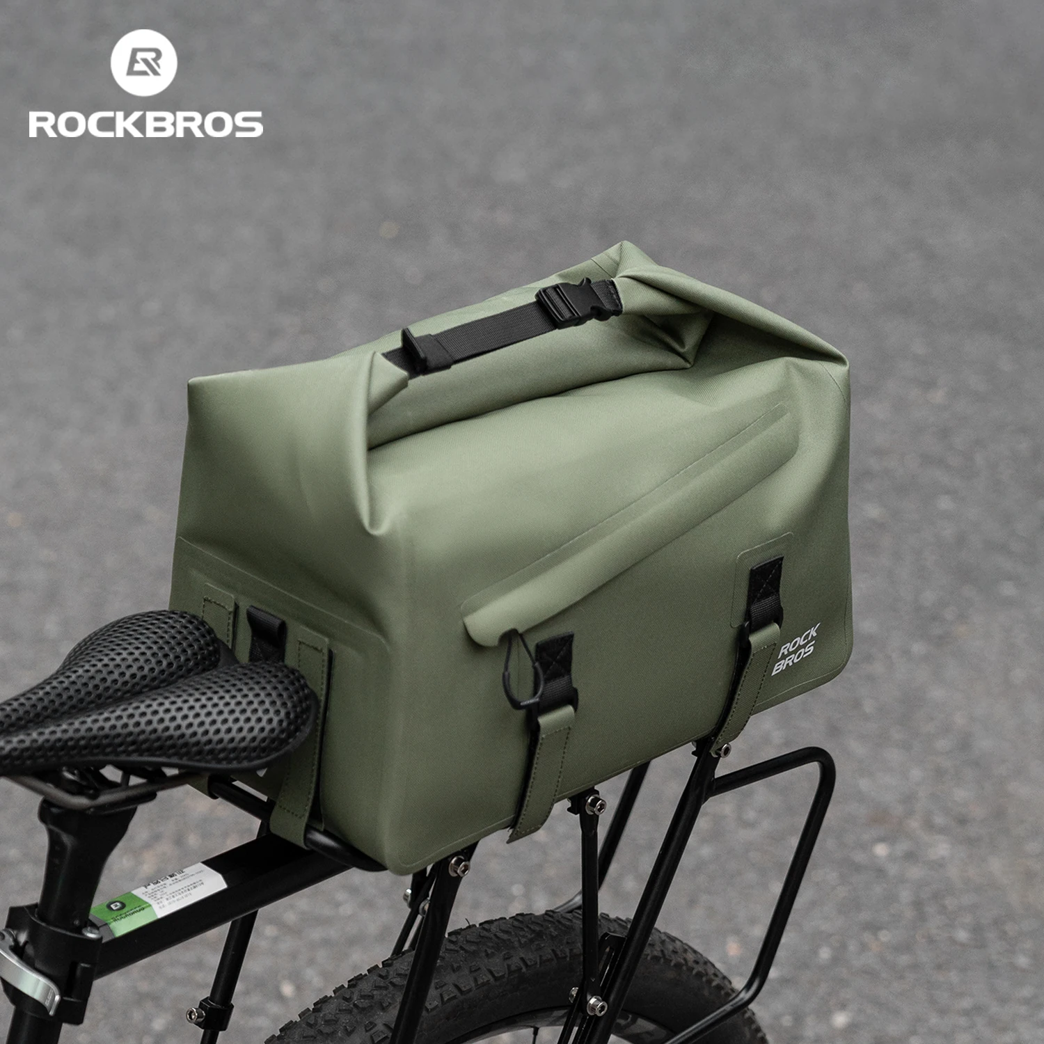 Rockbros A6-6 Bicycle Carrier Bag MTB Rack Trunk Pannier With Rain Cover