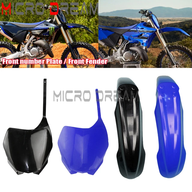 Front Fender Mud Flap For Yamaha Dirt Bikes - Black, Fits YZ125/250/450F WR Models 2001-2024