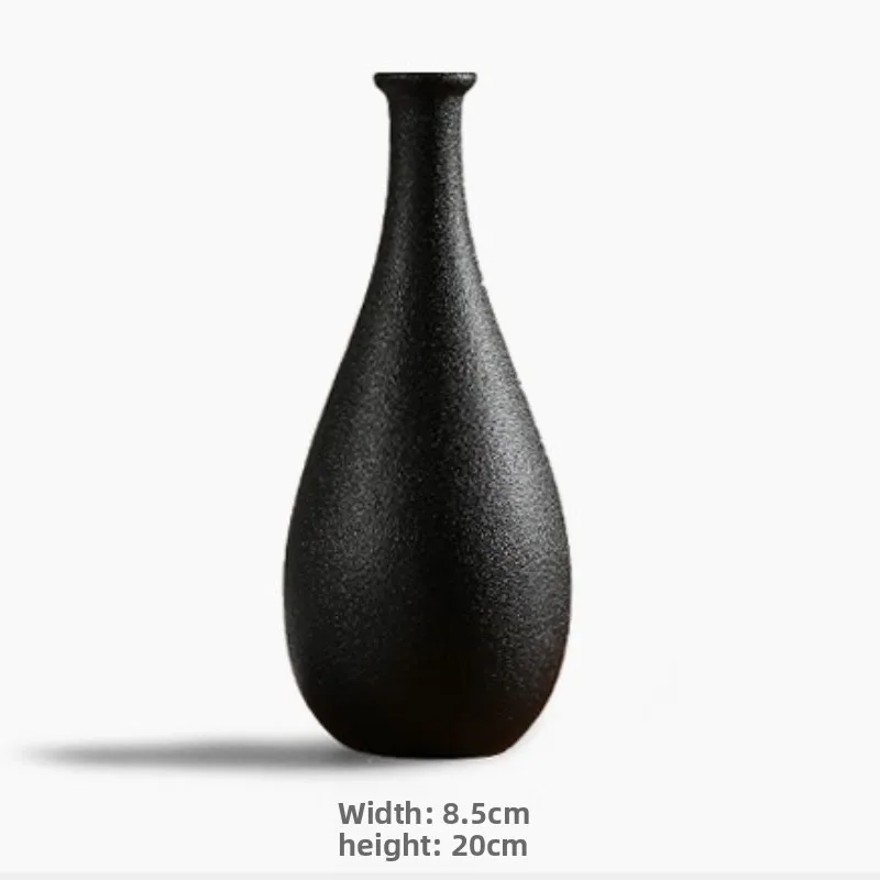 1PC Nordic Style White Ceramic Vase Flower Pot Home Decoration Accessories Office Living Room Interior Decor